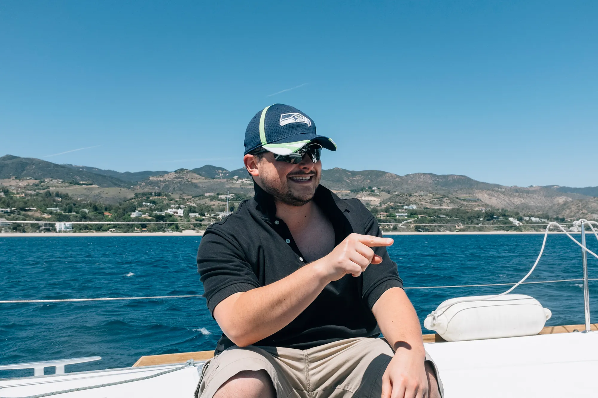 Meester sporting a beautifully popped collar ala Zack Morris.