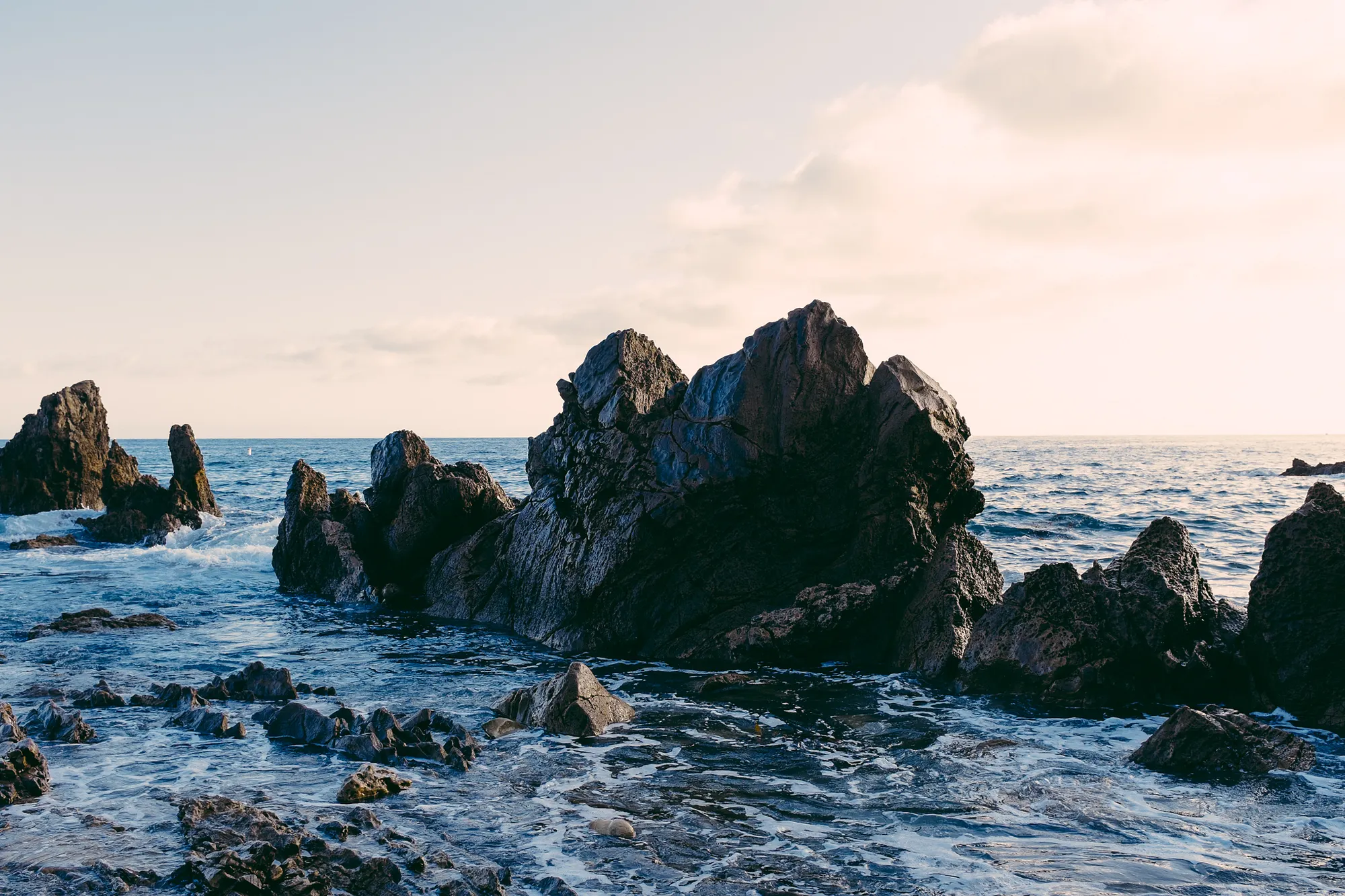I destroyed a shoe trying to get this shot from some very sharp rocks.